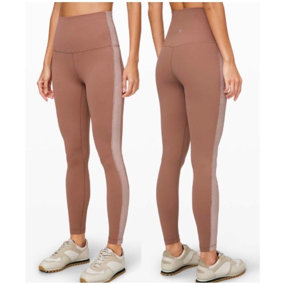Lululemon Align Super High Rise 28 Velvet Leggings Womens 6 Spanish Oak Pink
